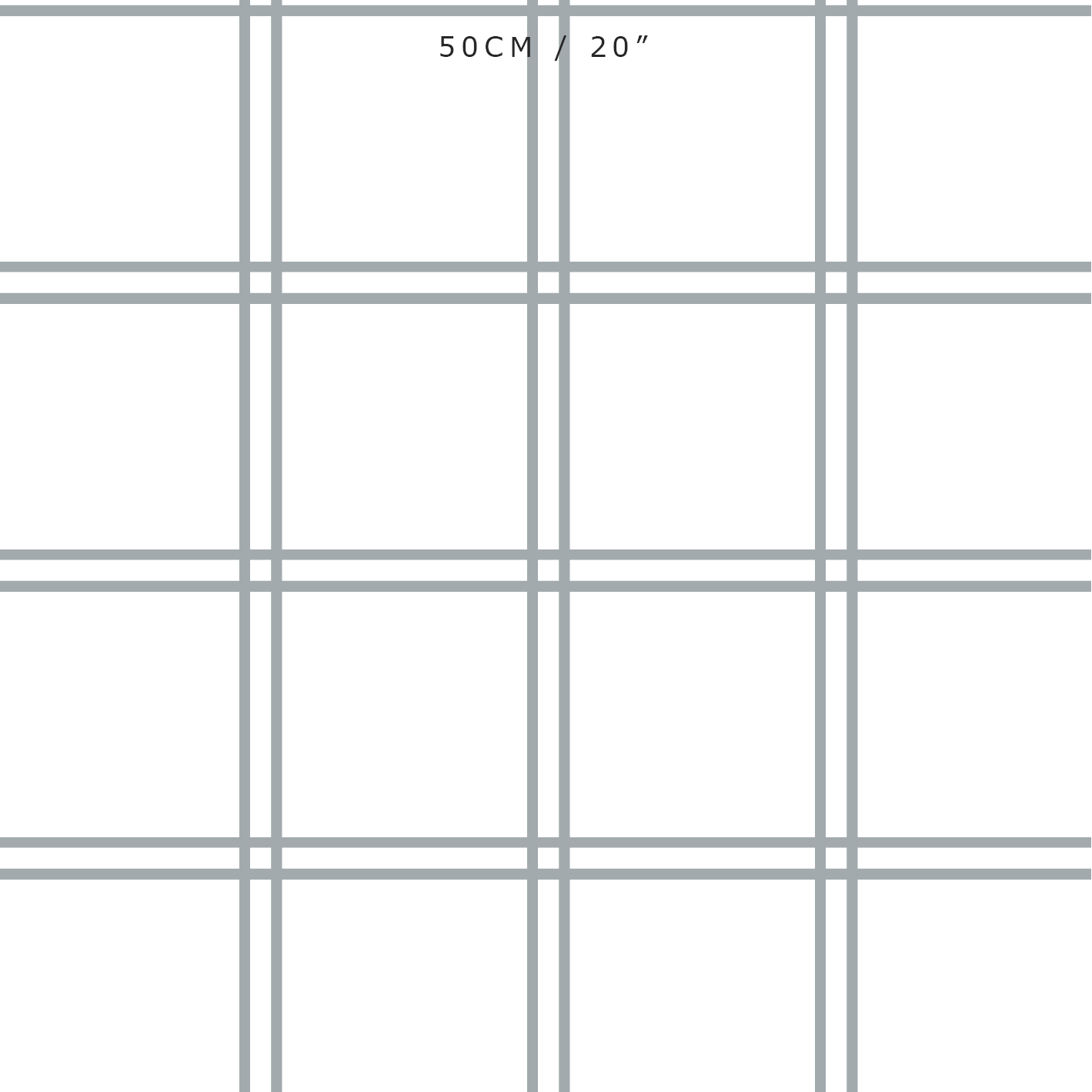 Double Window Pane Check Fabric - Koala - Hydrangea Lane Home