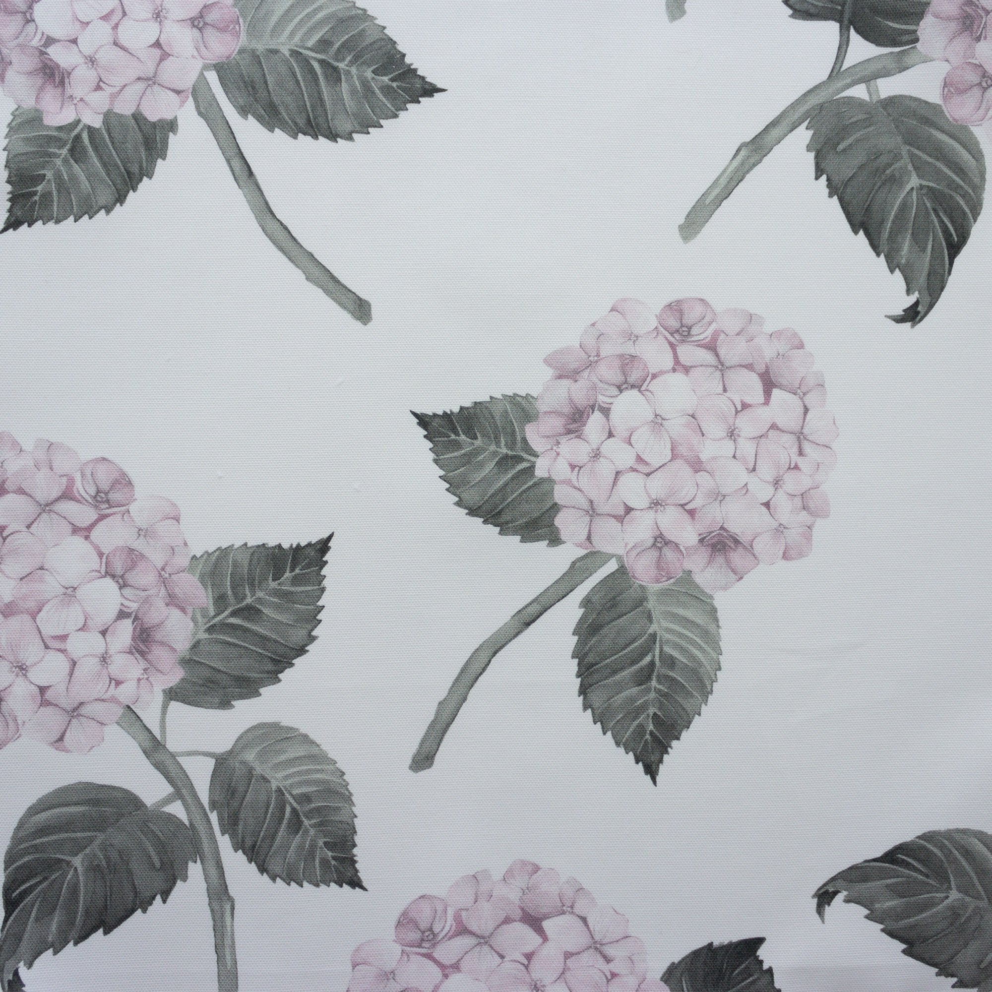 Fabric Remnant - Hydrangea Bloom Pink Small Square Cotton - Hydrangea Lane Home