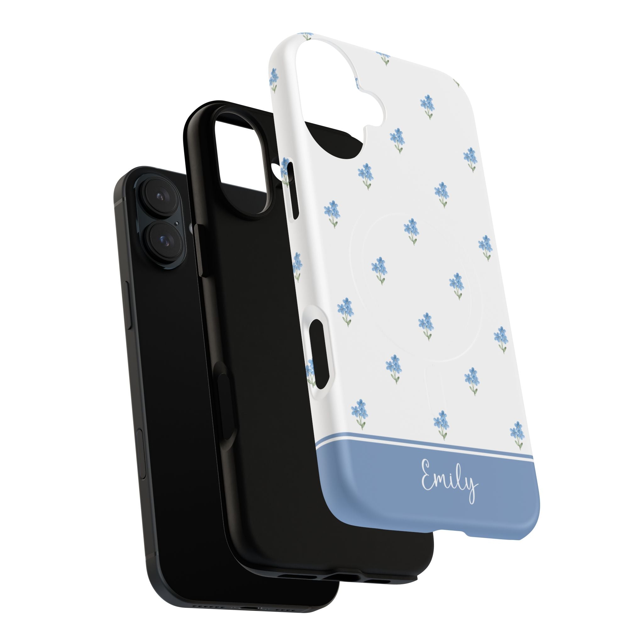 Forget Me Not MagSafe Tough iPhone Case - Hydrangea Lane Home