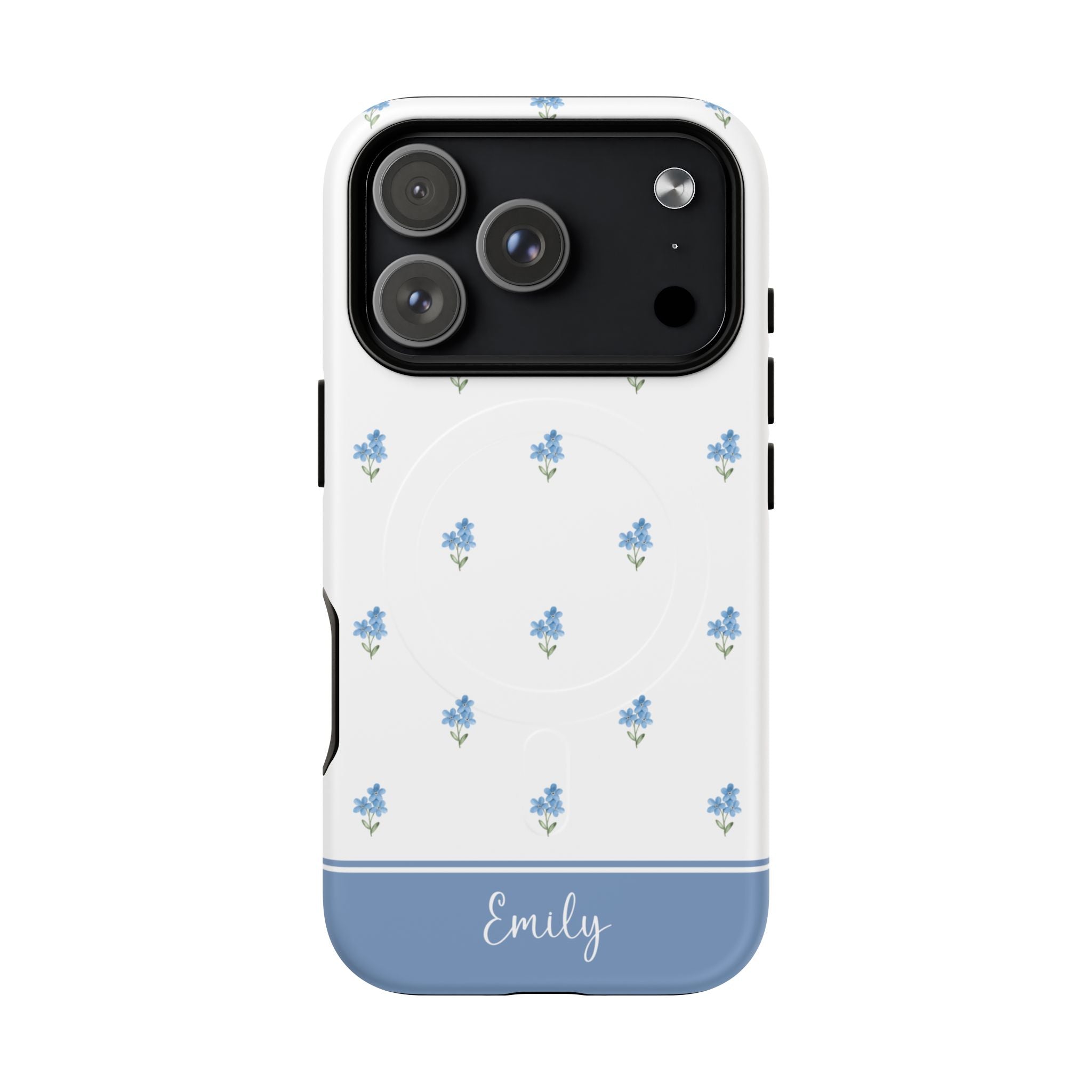 Forget Me Not MagSafe Tough iPhone Case - Hydrangea Lane Home