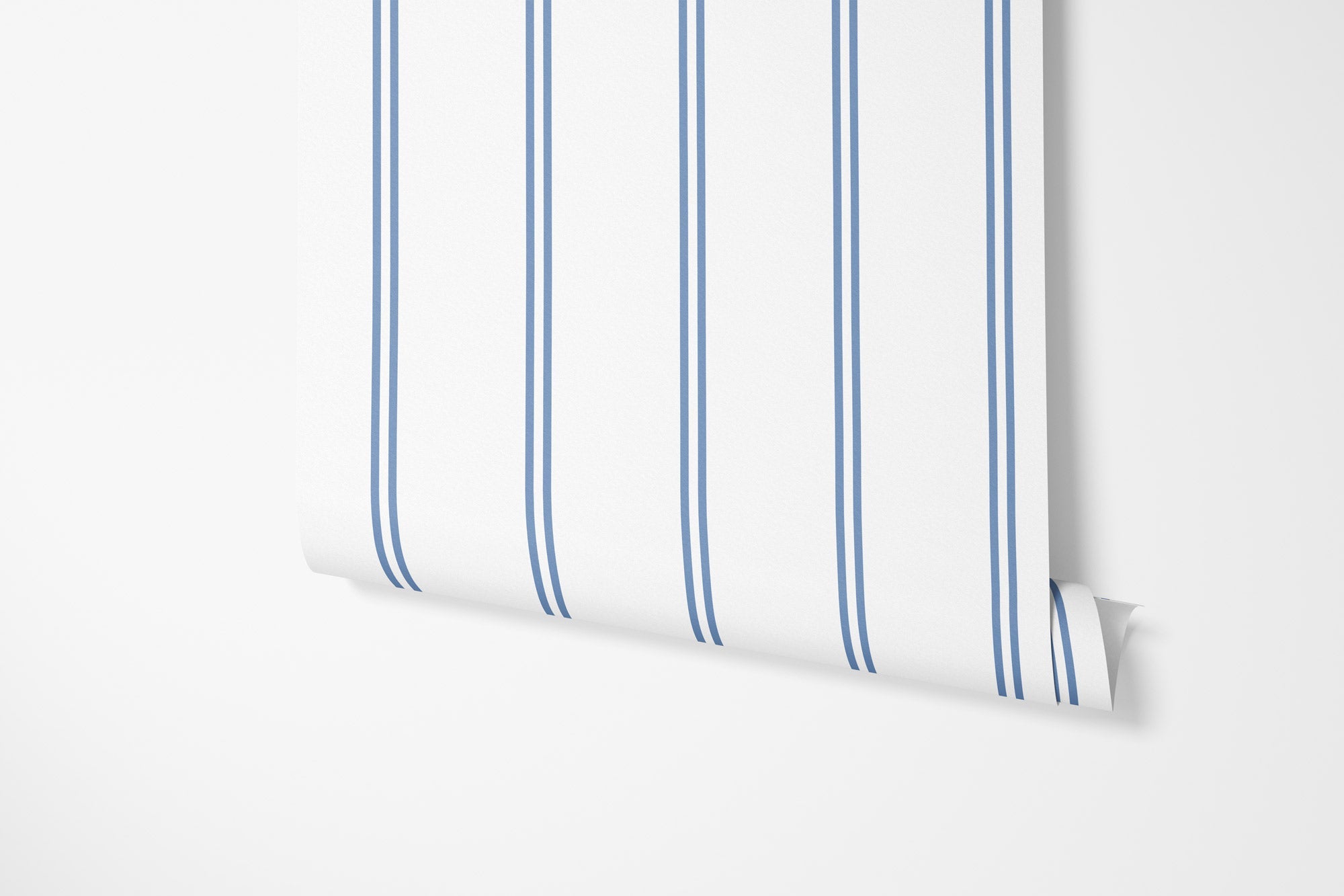 French Stripe Wallpaper - Breeze - Hydrangea Lane Home