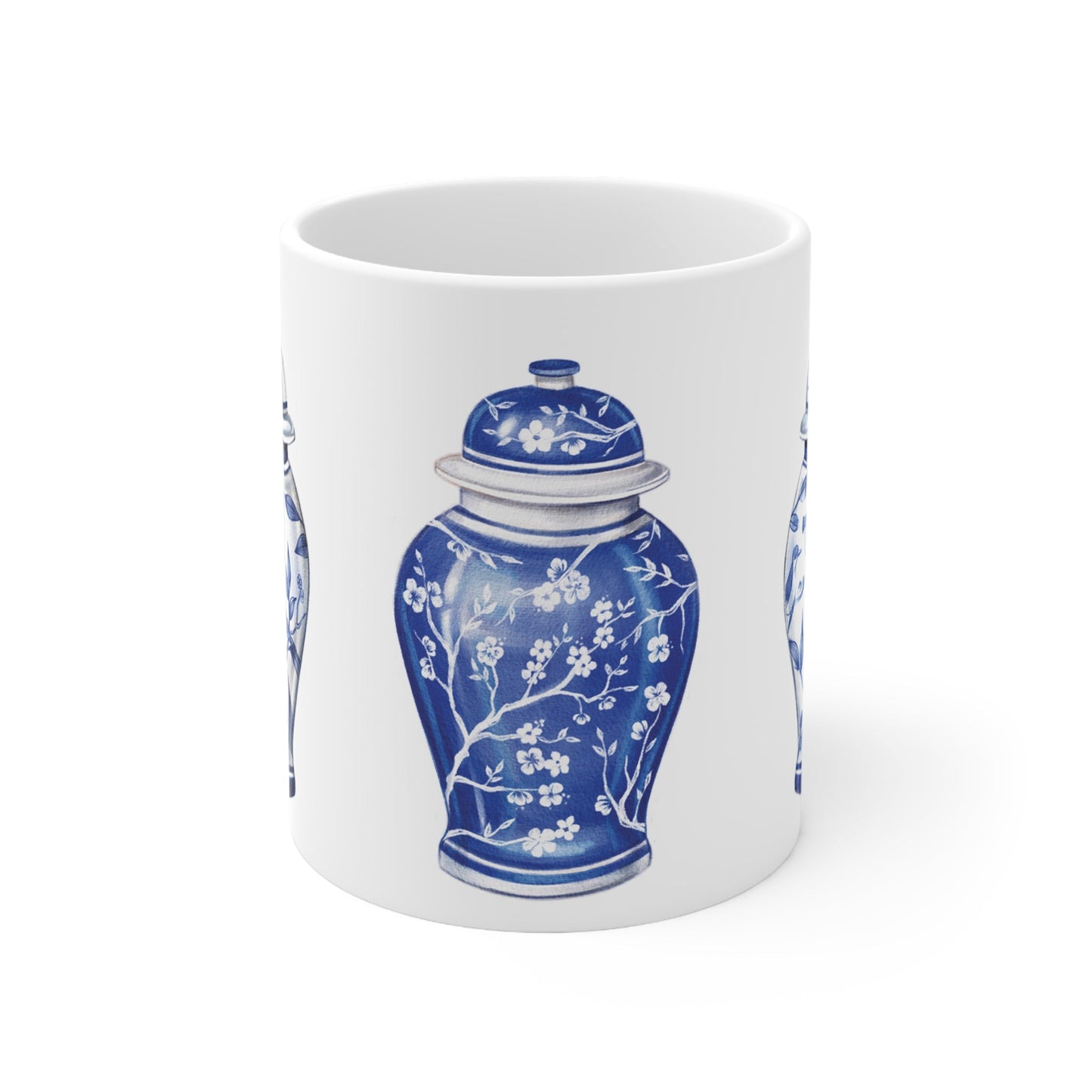 Ginger Jar Chinoiserie Ceramic Mug - Hydrangea Lane Home