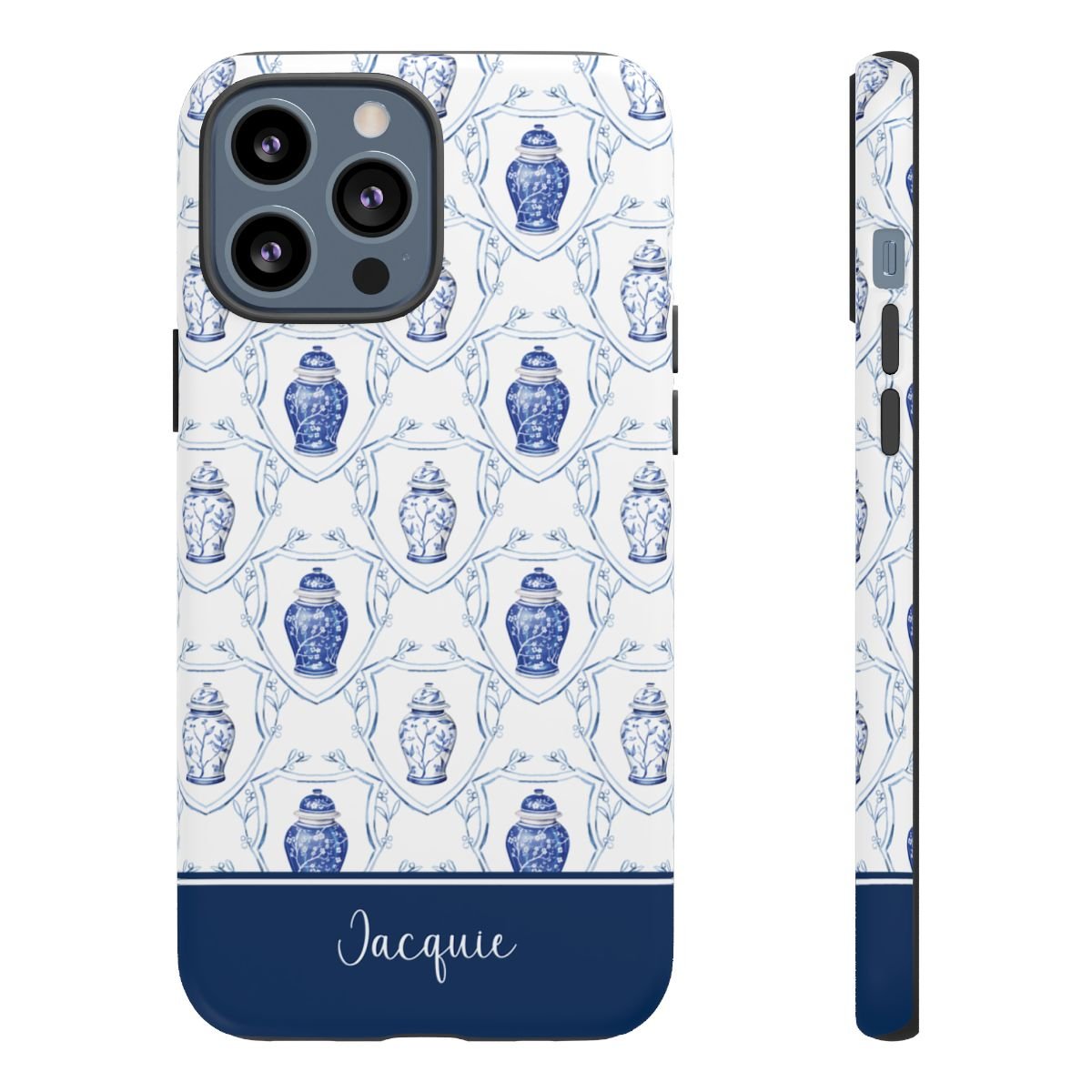Ginger Jar Crest Tough iPhone Case - Hydrangea Lane Home