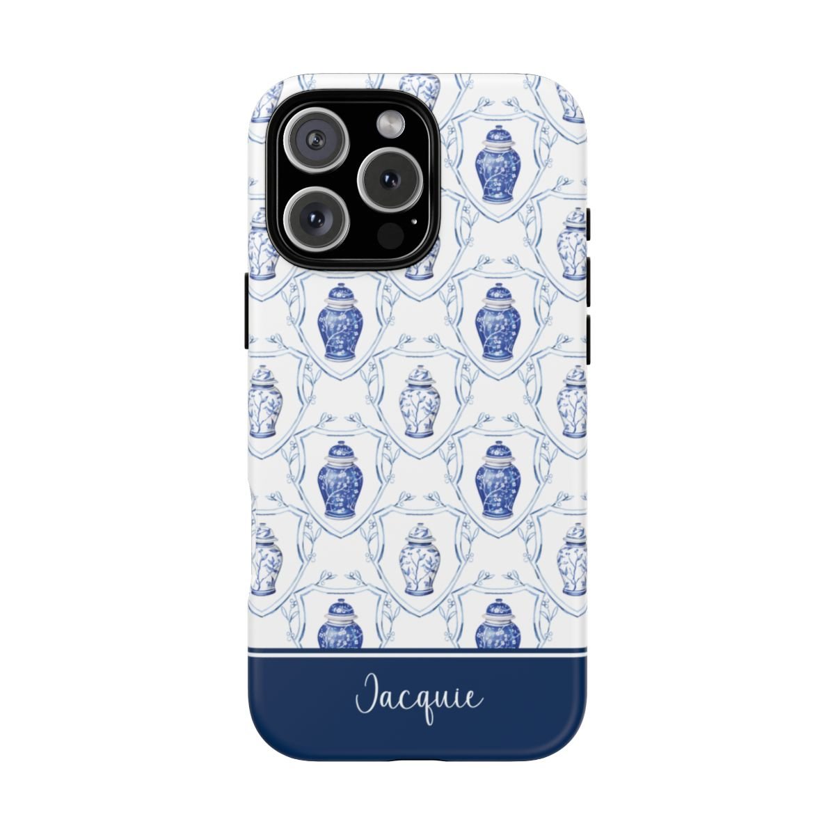 Ginger Jar Crest Tough iPhone Case - Hydrangea Lane Home