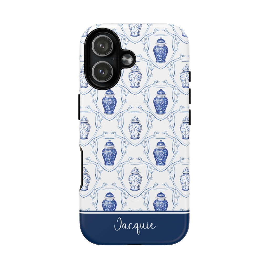 Ginger Jar iPhone MagSafe Tough iPhone Case - Hydrangea Lane Home