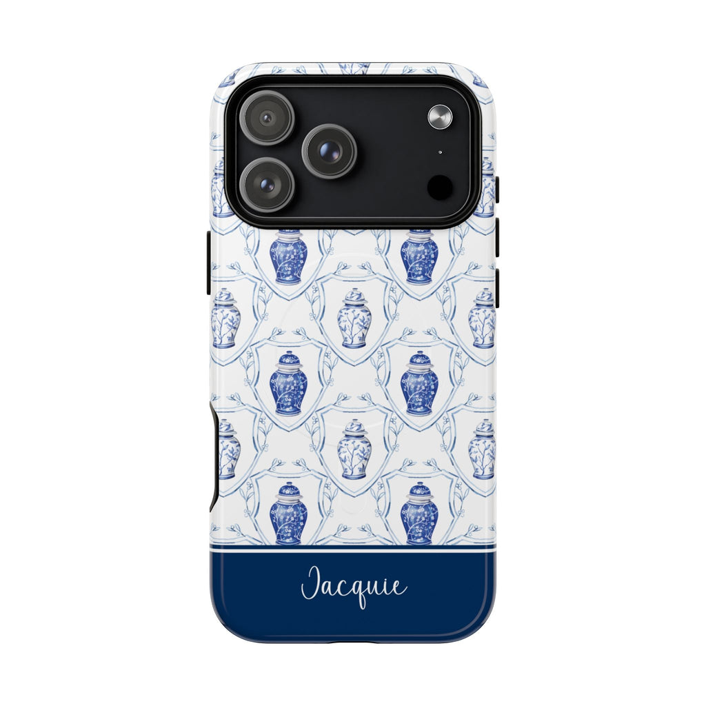 Ginger Jar iPhone MagSafe Tough iPhone Case - Hydrangea Lane Home