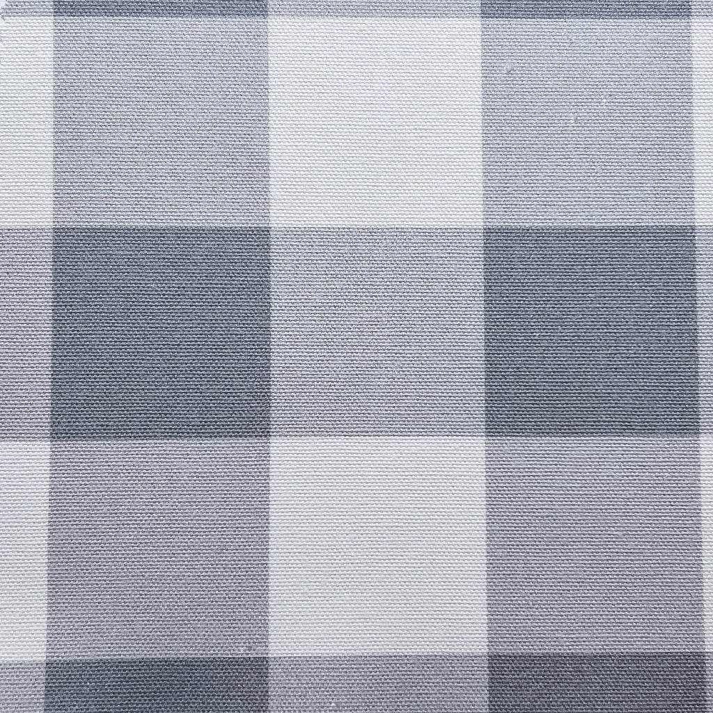 Gingham Check Medium Fabric - Koala - Hydrangea Lane Home