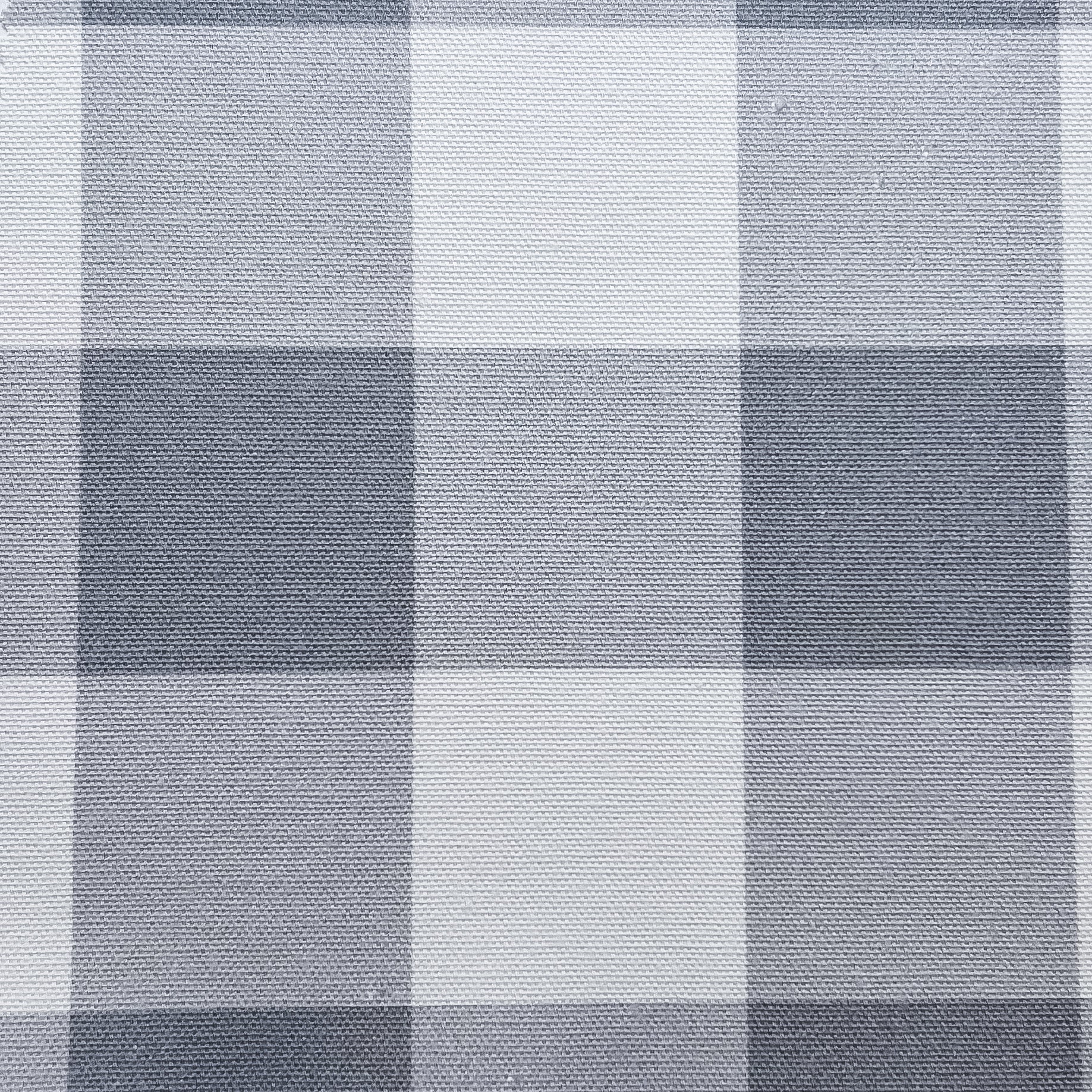 Gingham Check Medium Fabric - Koala - Hydrangea Lane Home