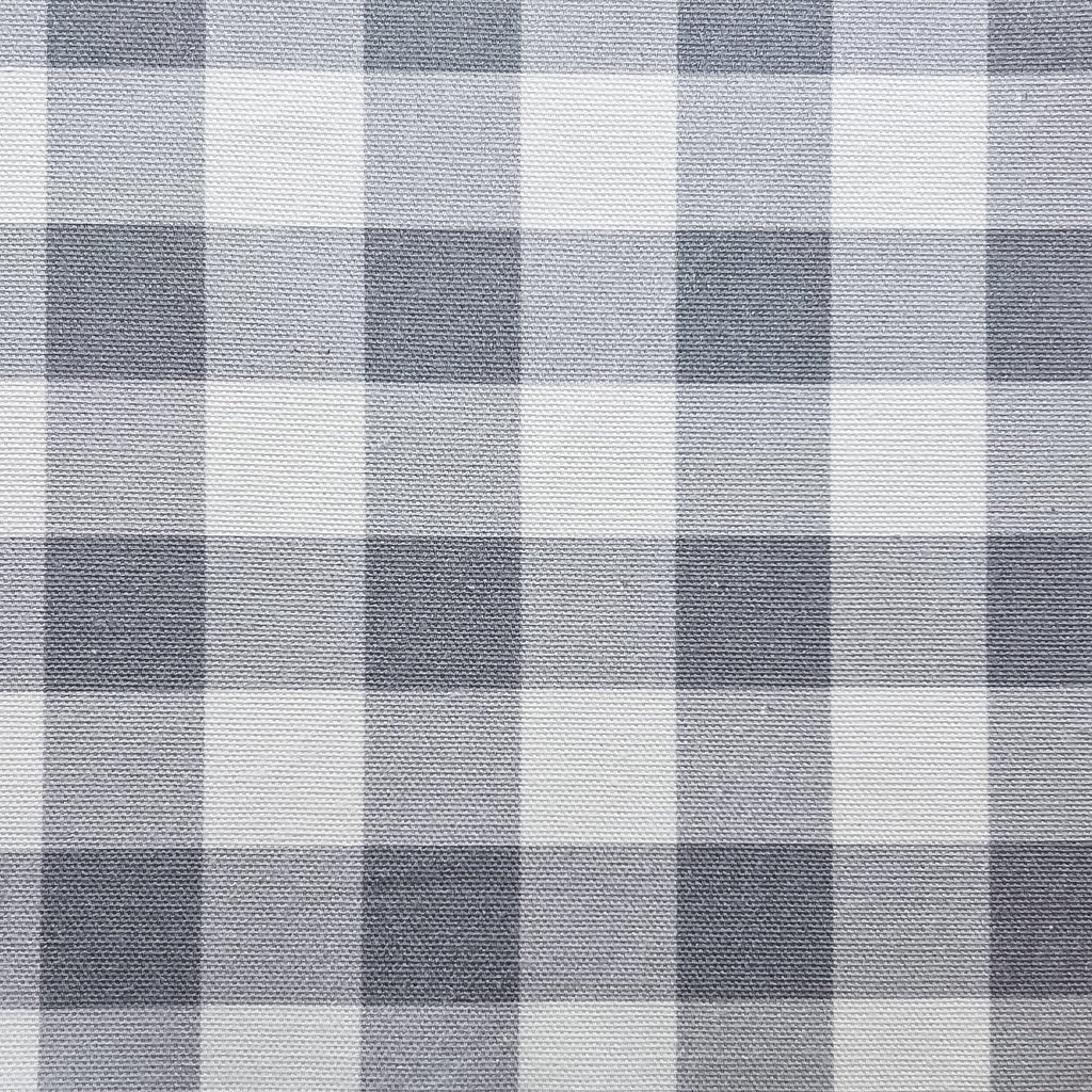 Gingham Check Small Fabric - Koala - Hydrangea Lane Home