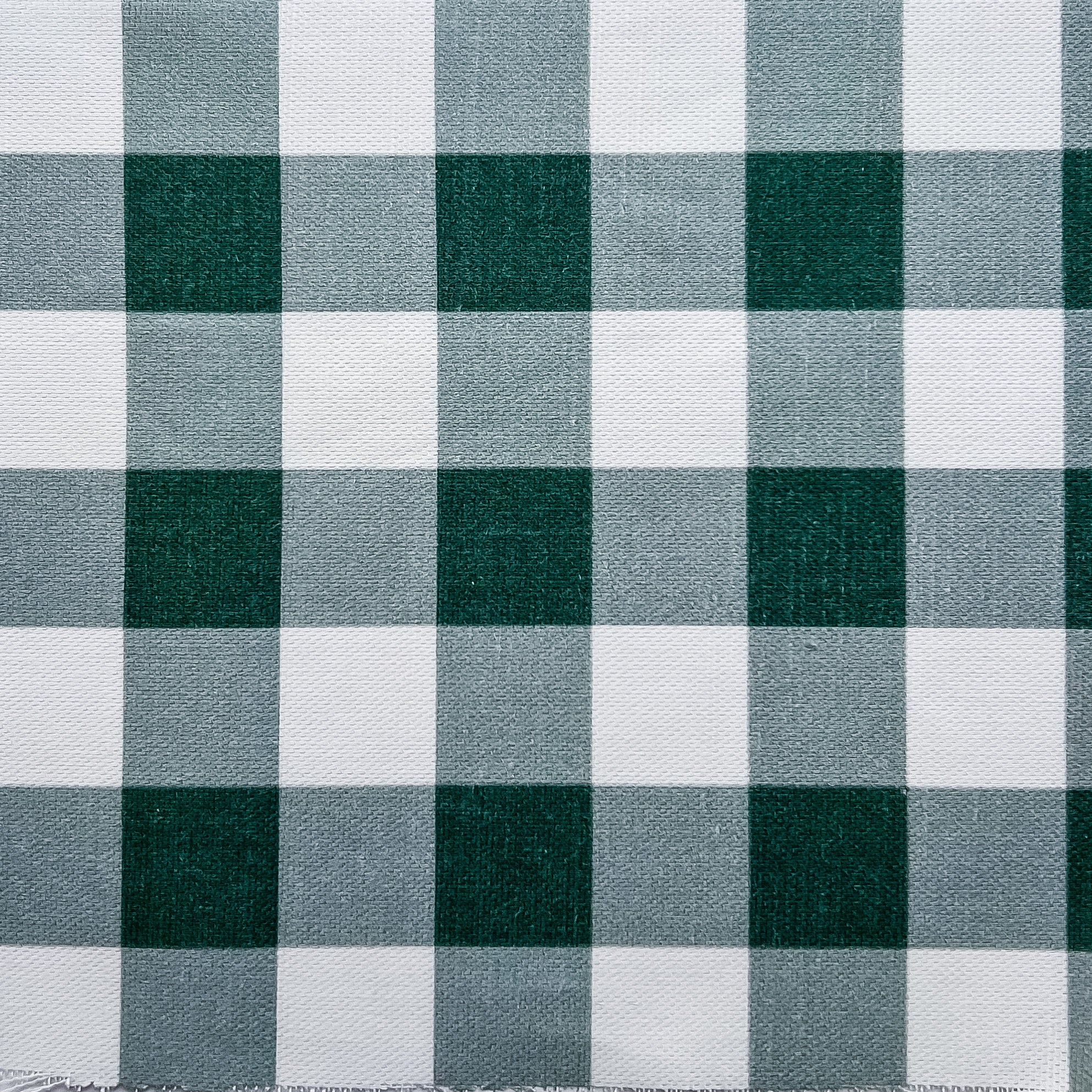 Gingham Check Small Fabric - Leaf - Hydrangea Lane Home
