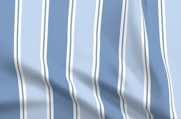 Grande Stripe Fabric - Breeze - Serenity - Hydrangea Lane Home