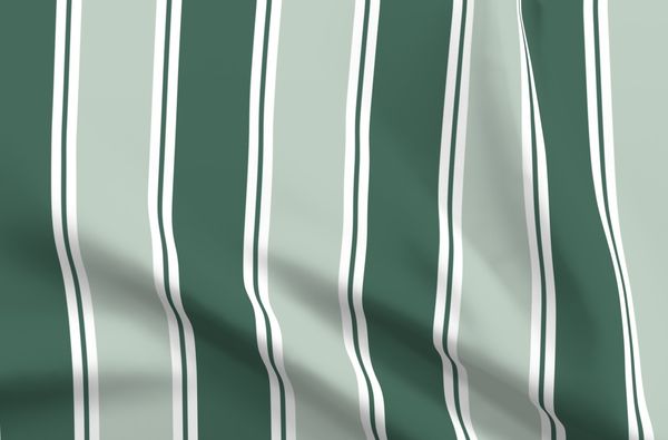 Grande Stripe Fabric - Eau de Nil - Leaf Green - Hydrangea Lane Home