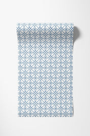 Greek Gate Rustic Wallpaper - Blues - Hydrangea Lane Home