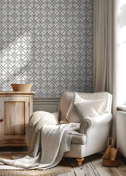 Greek Gate Rustic Wallpaper - Neutrals - Hydrangea Lane Home