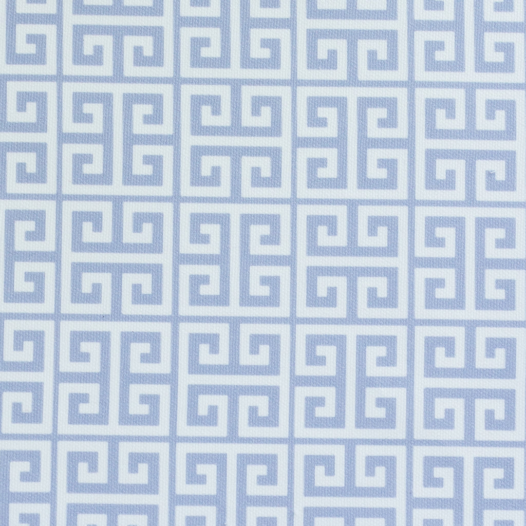 Greek Key Fabric - Cornflower - Hydrangea Lane Home