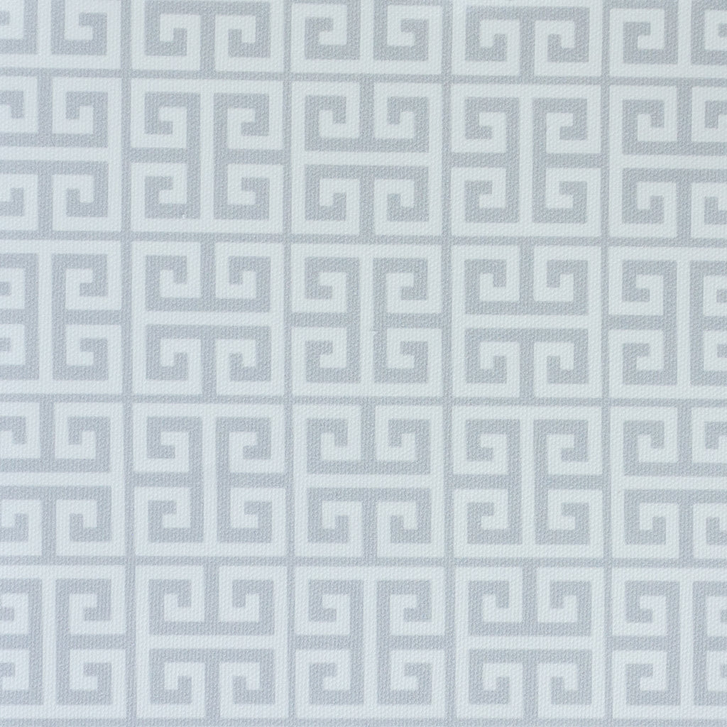 Greek Key Fabric - Dove - Hydrangea Lane Home