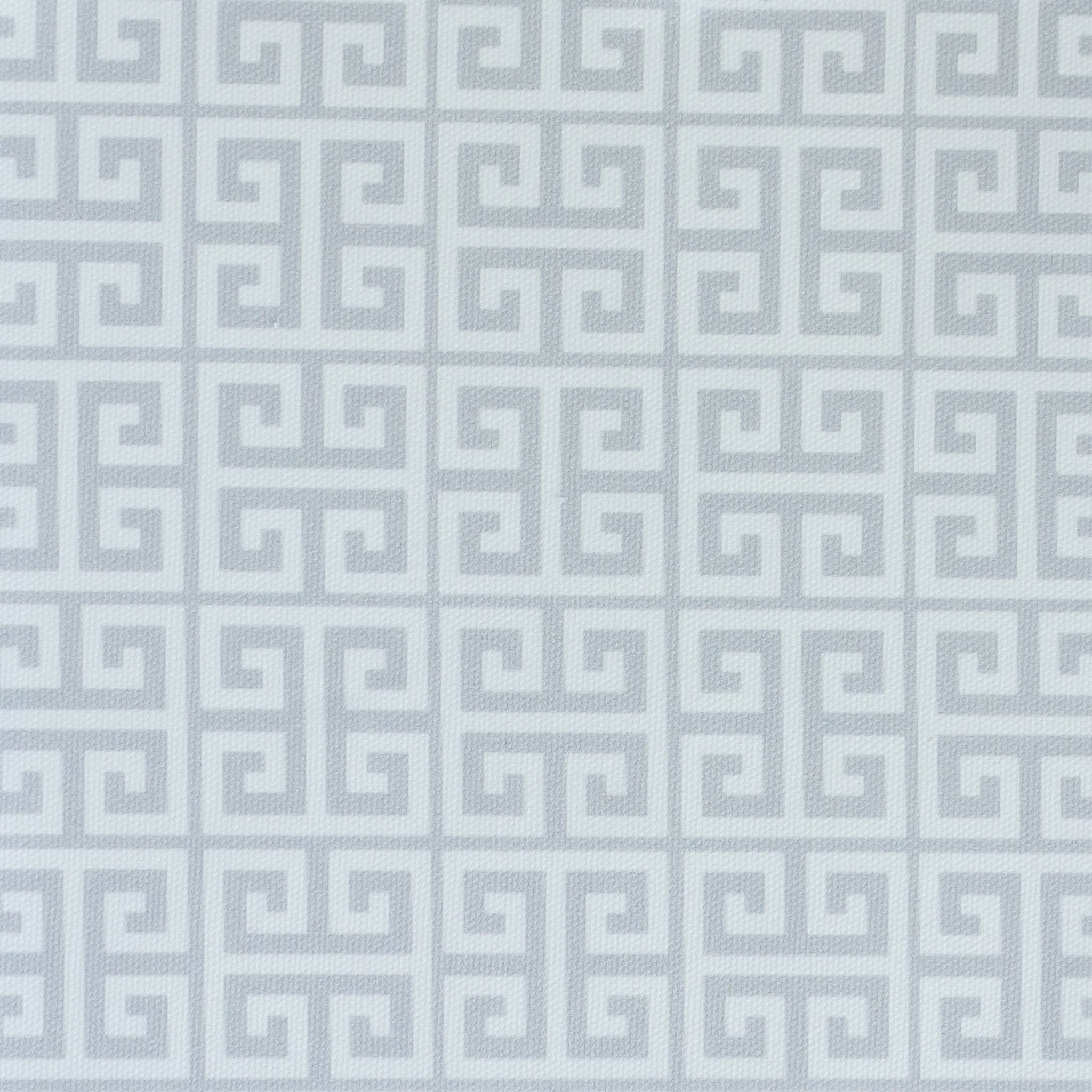 Greek Key Fabric - Dove - Hydrangea Lane Home