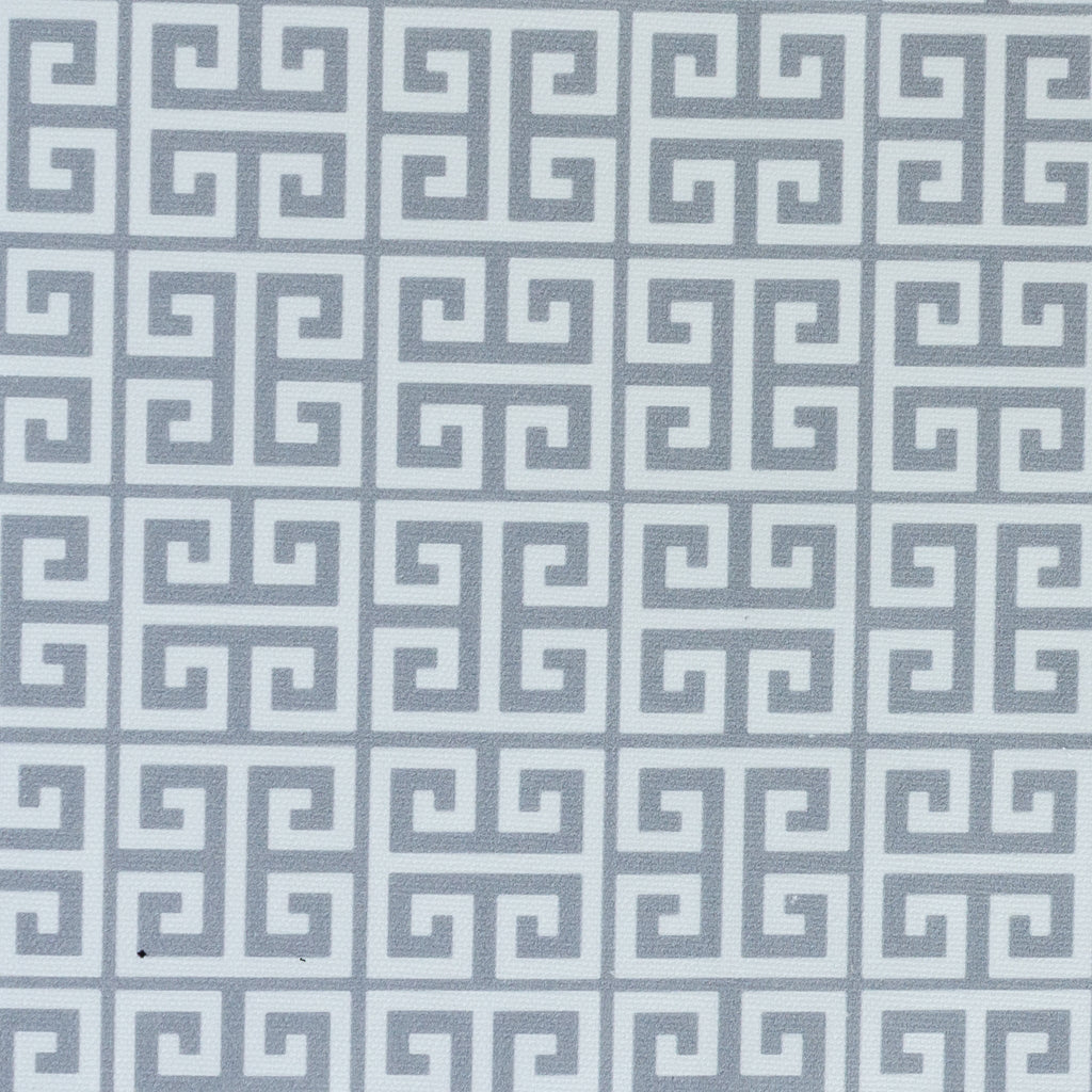 Greek Key Fabric - Koala - Hydrangea Lane Home