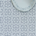 Greek Key Fabric - Koala - Hydrangea Lane Home