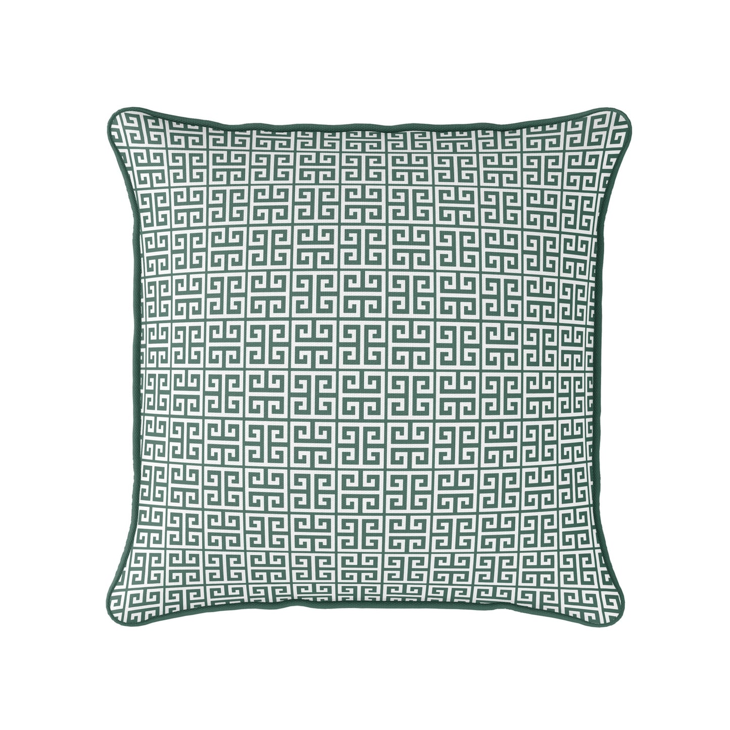 Greek Key Fabric - Leaf - Hydrangea Lane Home
