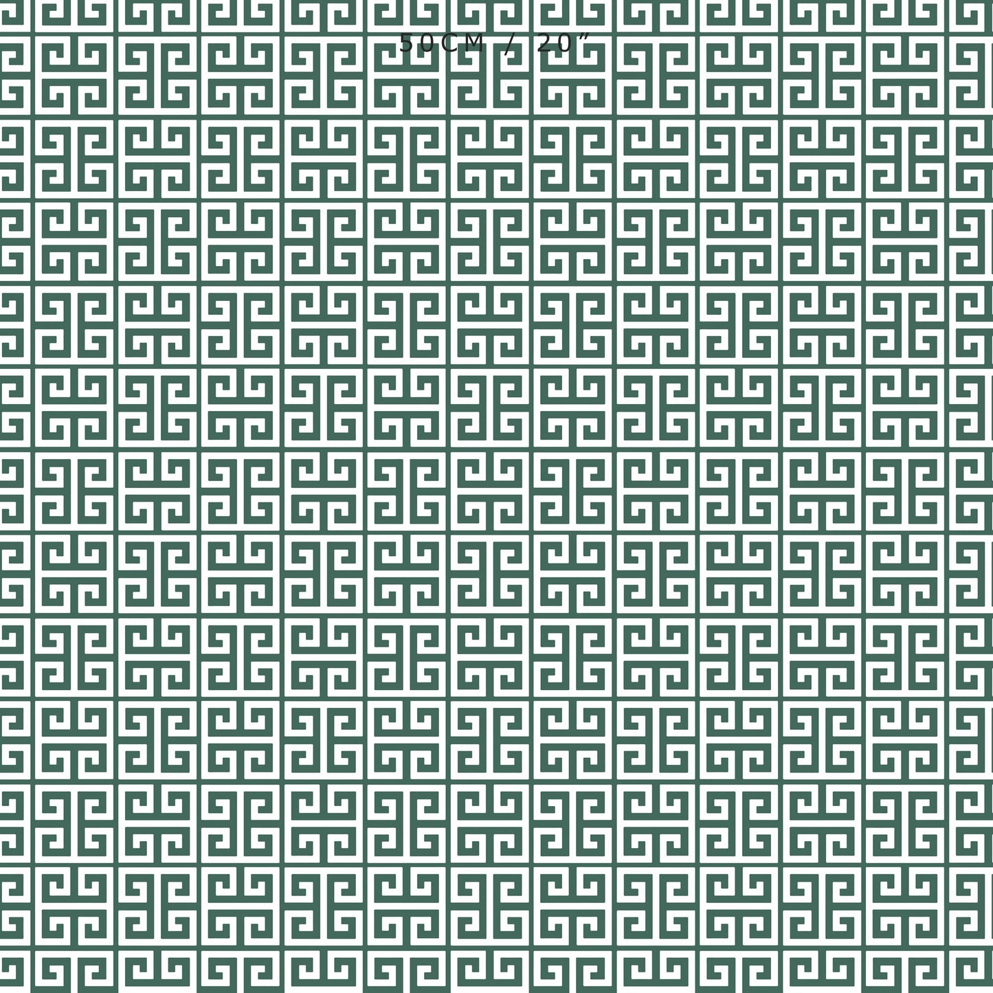 Greek Key Fabric - Leaf - Hydrangea Lane Home