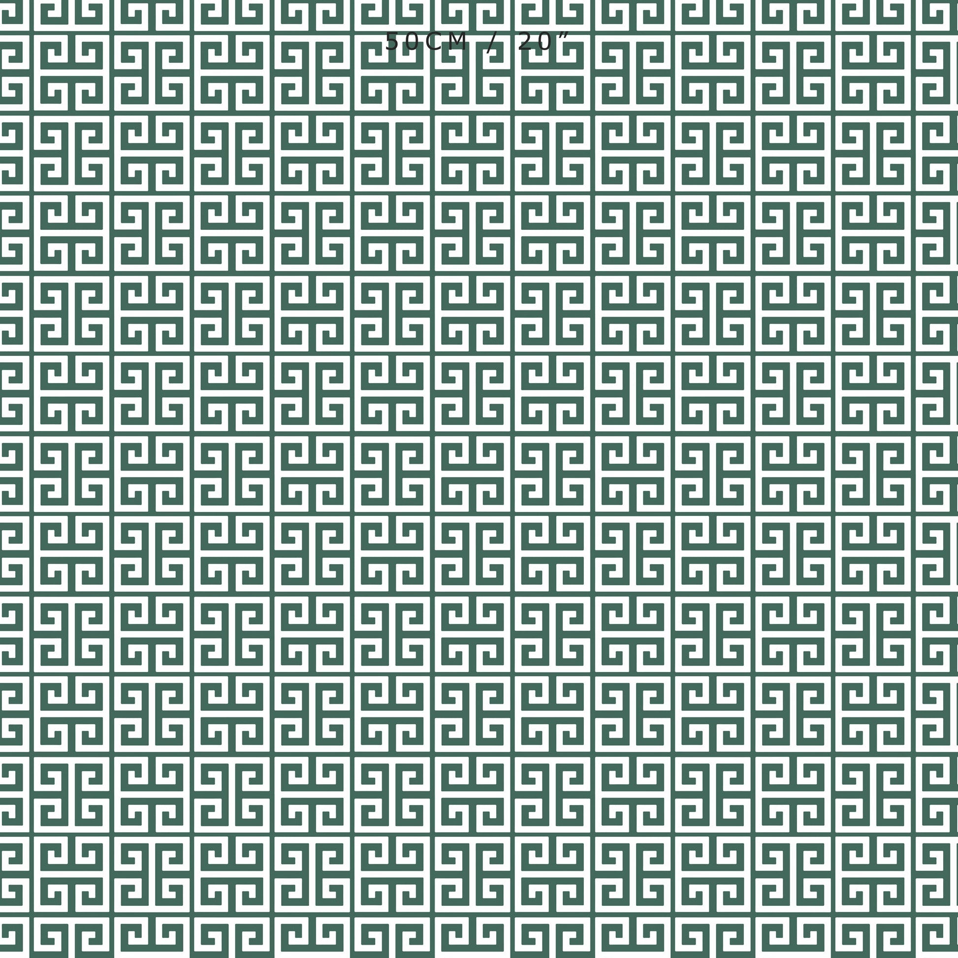 Greek Key Fabric - Leaf - Hydrangea Lane Home