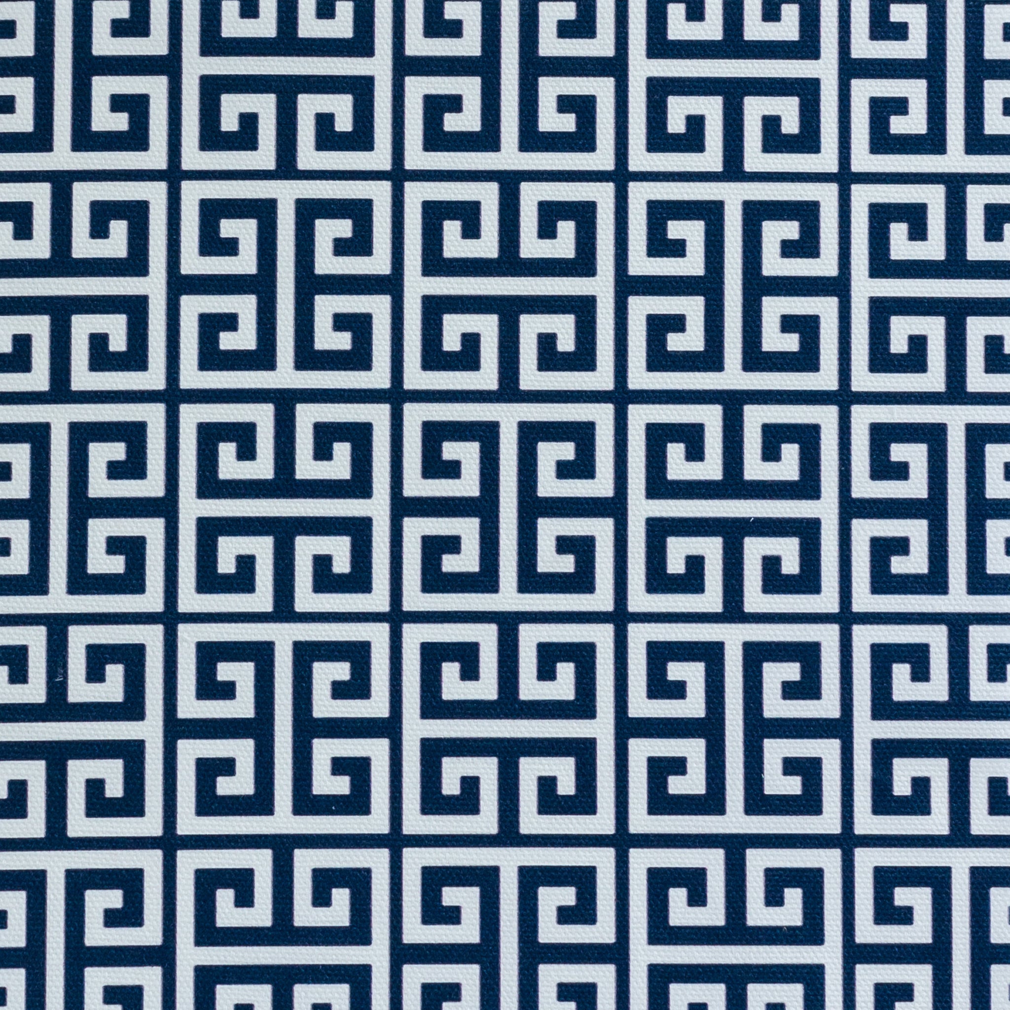 Greek Key Fabric - Navy - Hydrangea Lane Home