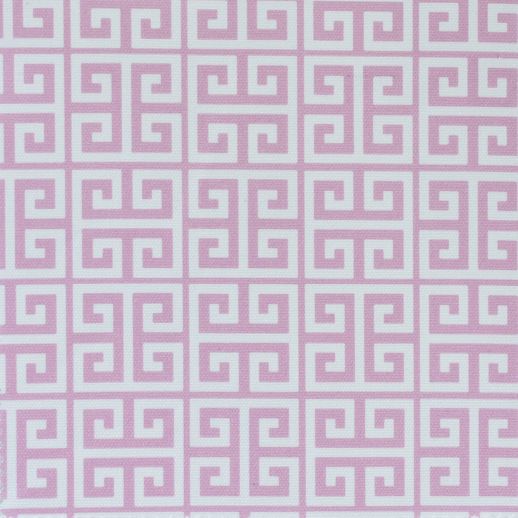 Greek Key Fabric - Tickled Pink - Hydrangea Lane Home