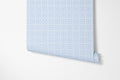 Greek Key Wallpaper - Cornflower - Hydrangea Lane Home