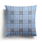 Highland Plaid Blue Cushion - Hydrangea Lane Home