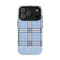 Highland Plaid Blue MagSafe Tough iPhone Case - Hydrangea Lane Home
