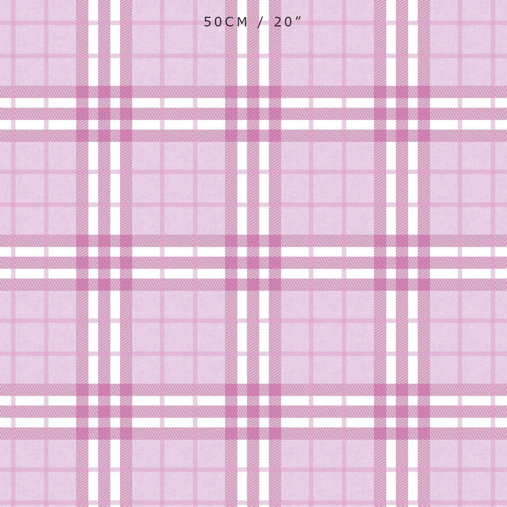 Highland Plaid Pink Fabric - Hydrangea Lane Home