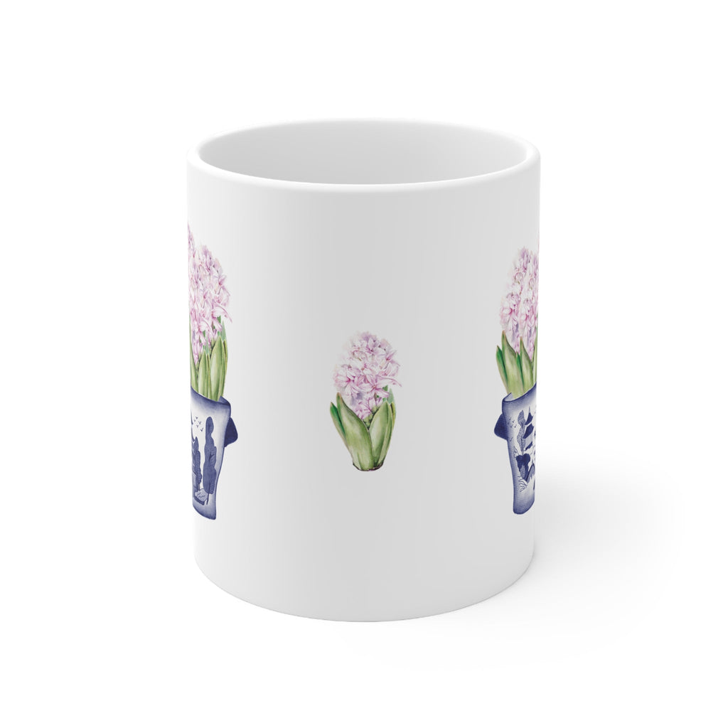 Hyacinth Chinoiserie Ceramic Mug - Hydrangea Lane Home