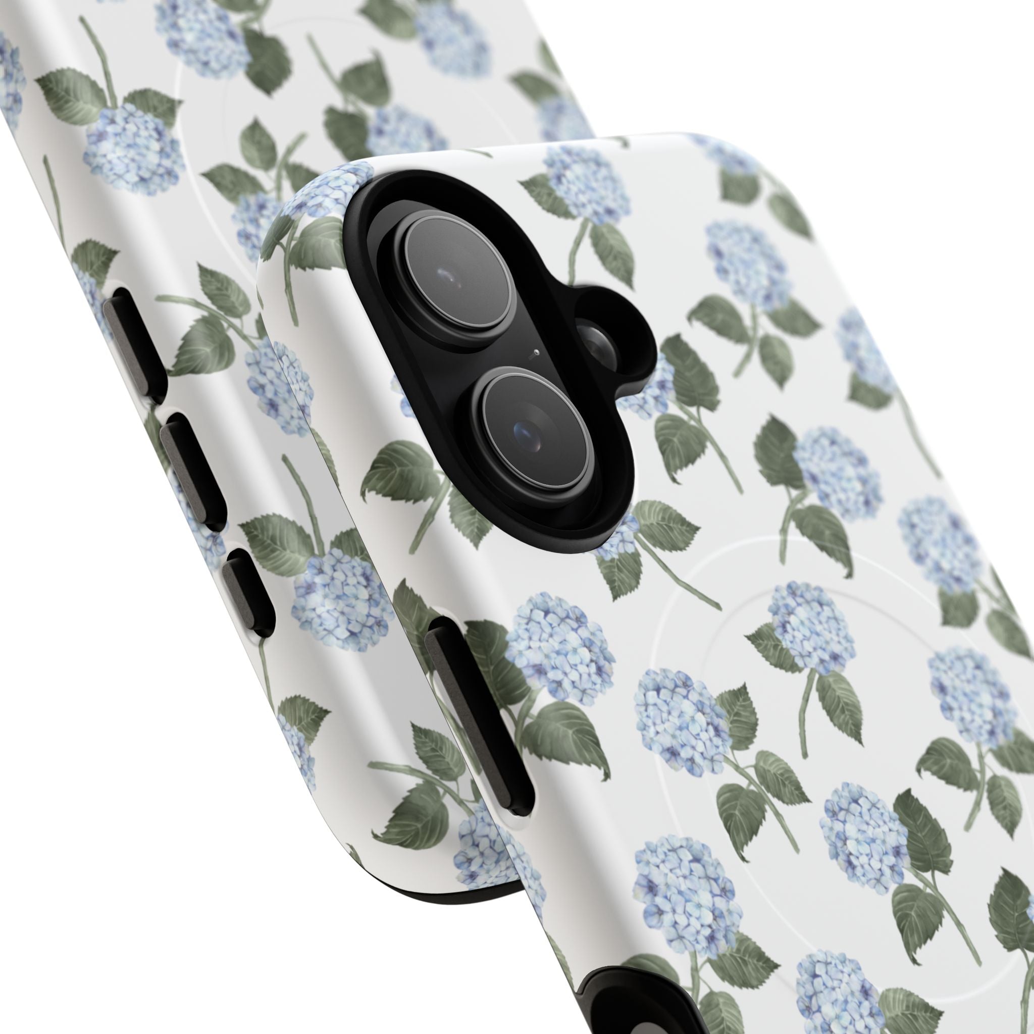 Hydrangea Bloom Blue MagSafe Tough iPhone Case - Hydrangea Lane Home