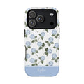 Hydrangea Bloom Blue MagSafe Tough iPhone Case - Hydrangea Lane Home