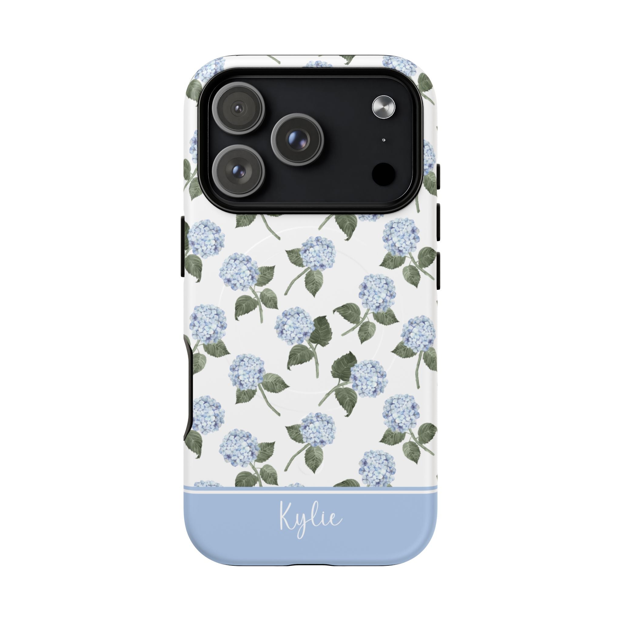 Hydrangea Bloom Blue MagSafe Tough iPhone Case - Hydrangea Lane Home