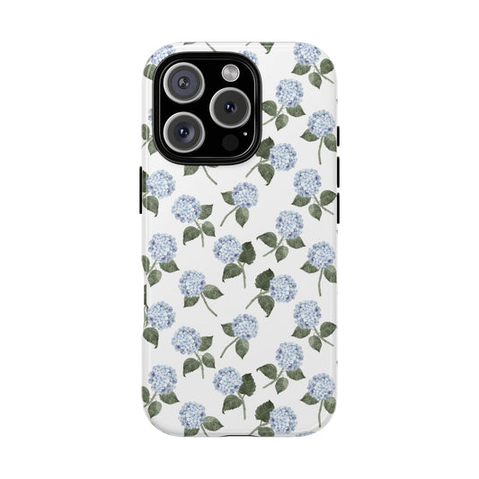 Hydrangea Bloom Blue Tough iPhone Case - Hydrangea Lane Home