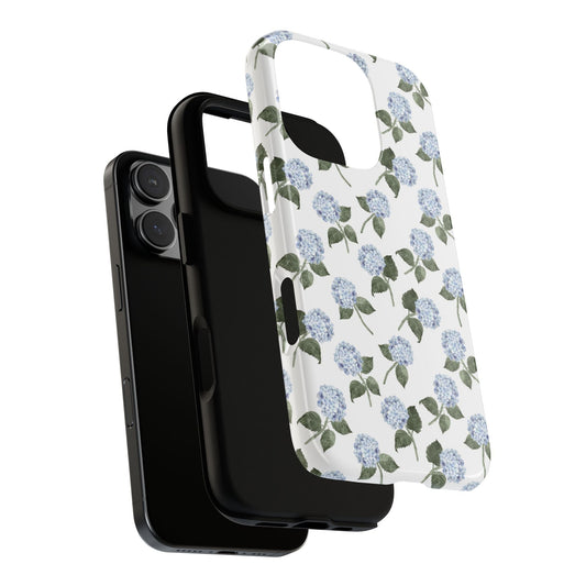 Hydrangea Bloom Blue Tough iPhone Case - Hydrangea Lane Home