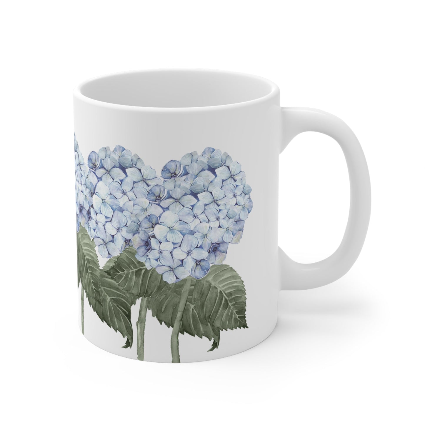 Hydrangea Bloom Floral Ceramic Mug - Hydrangea Lane Home