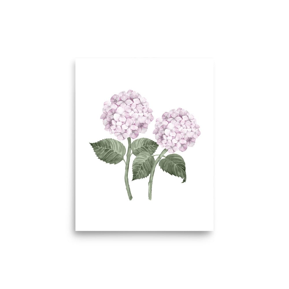 Hydrangea Bloom Pink Double Art Print - Hydrangea Lane Home