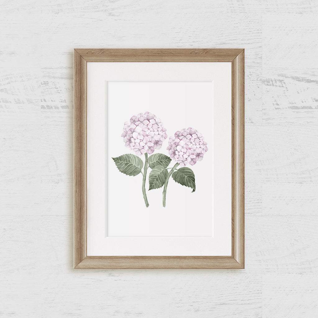 Hydrangea Bloom Pink Double Art Print - Hydrangea Lane Home