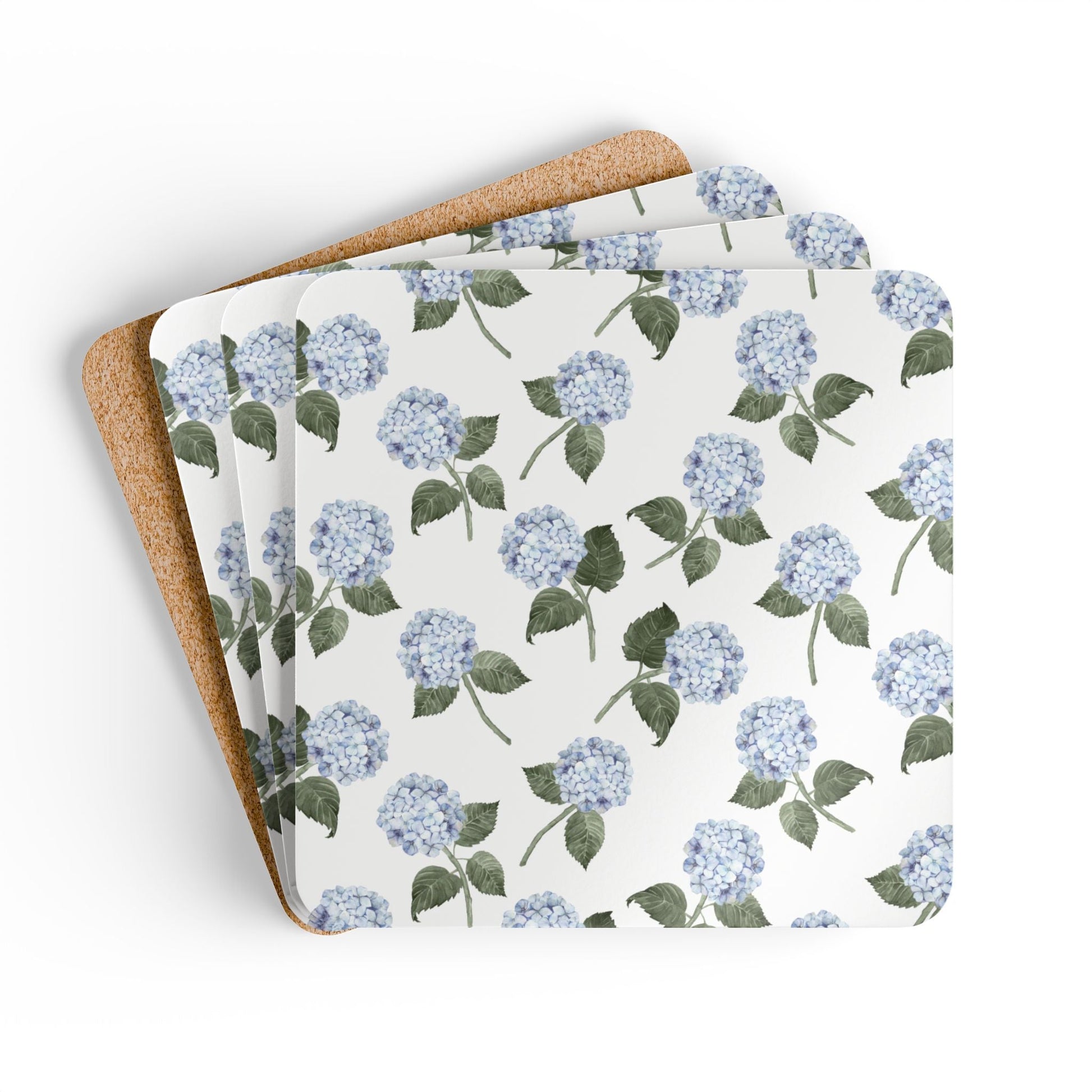 Hydrangea Bloom Set of 4 Drink Coasters - Hydrangea Lane Home