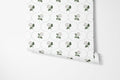 Hydrangea Trellis White Wallpaper - Hydrangea Lane Home