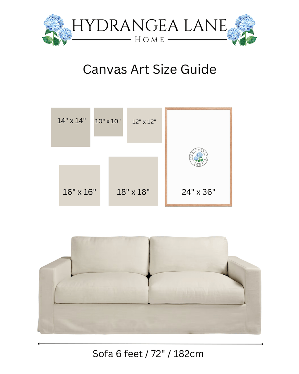 Hydrangeas in Window Art Canvas - Hydrangea Lane Home