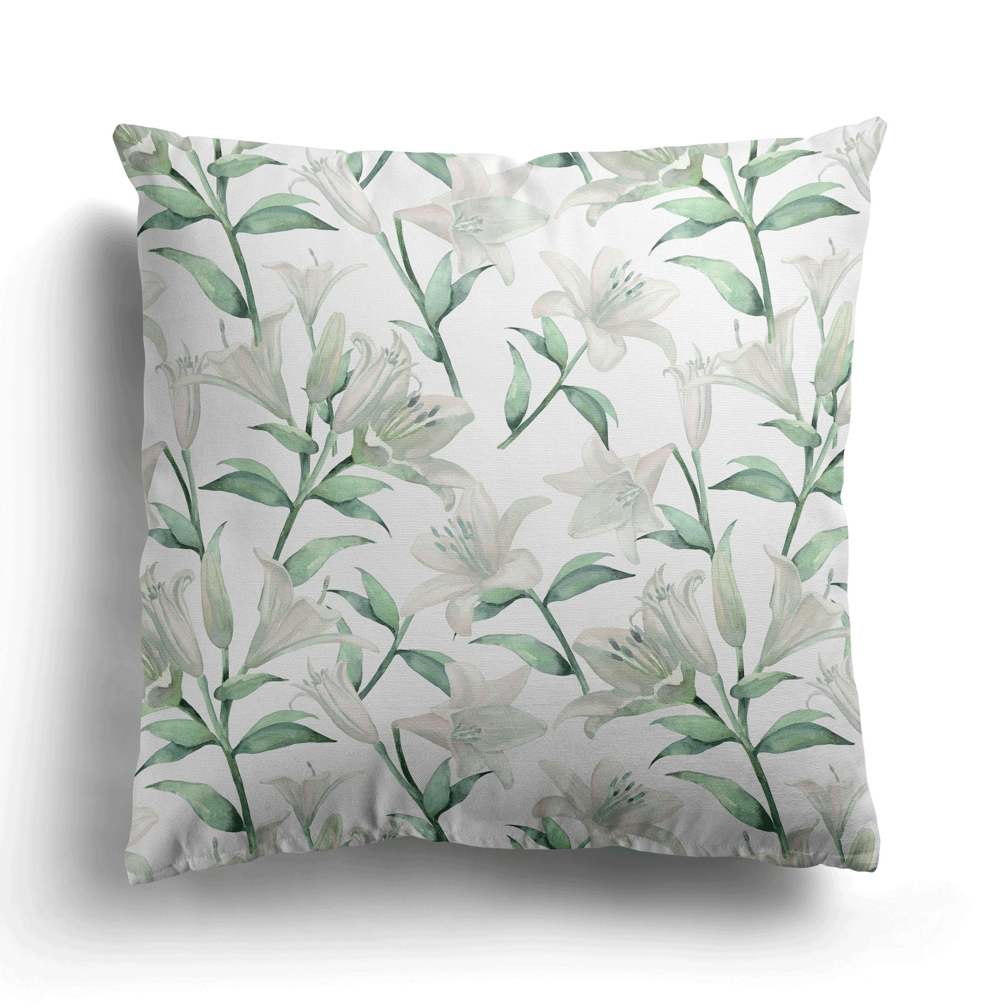 Lilies Cushion - Pink & White - Hydrangea Lane Home