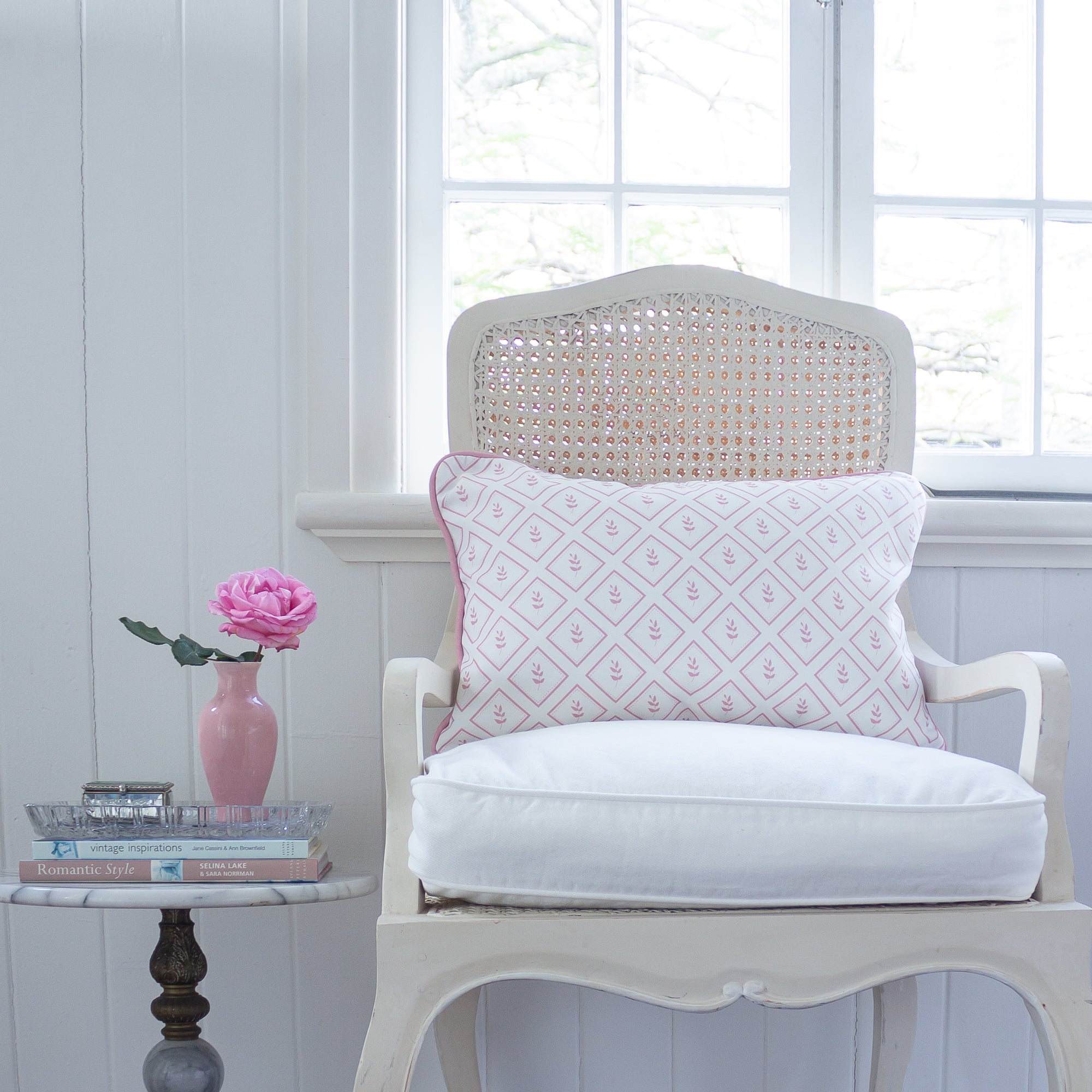 Little Leaf Fabric - Tickled Pink - Hydrangea Lane Home