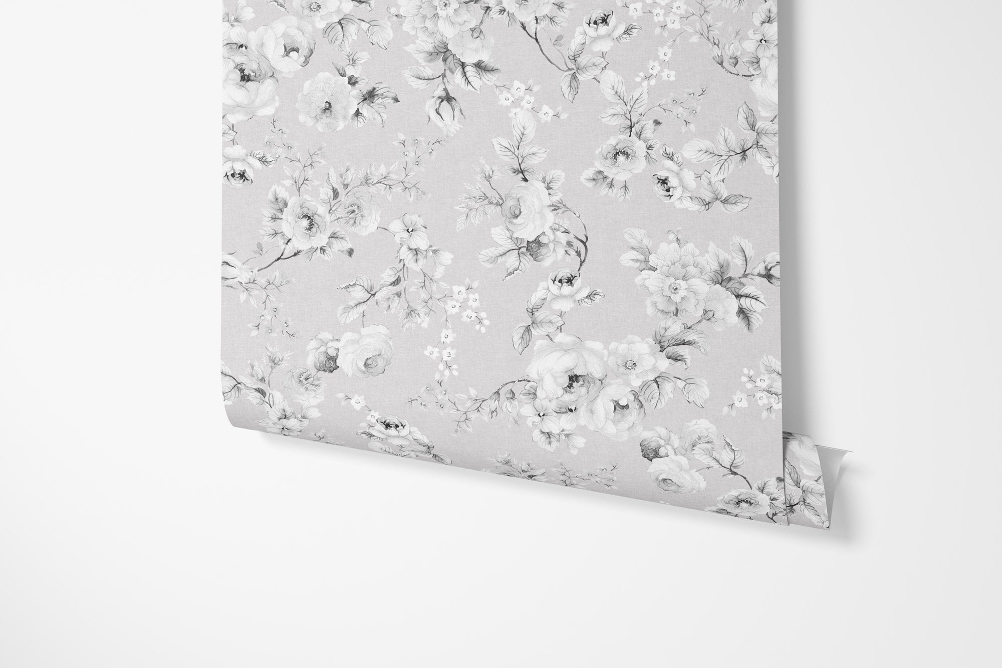 Louise Country Roses Wallpaper - Hydrangea Lane Home
