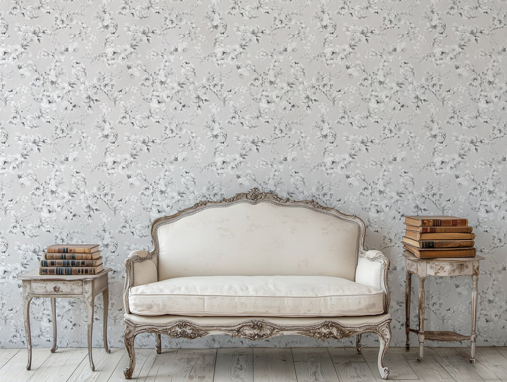 Louise Country Roses Wallpaper - Hydrangea Lane Home