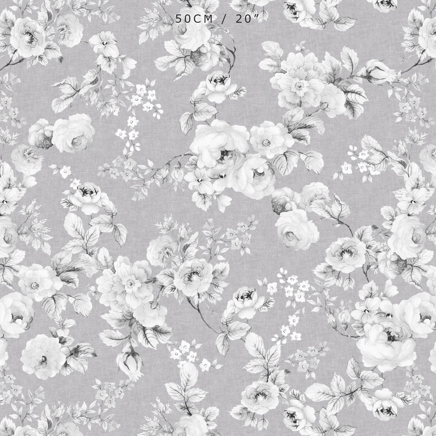 Louise English Country Rose - White on Chateaux - Hydrangea Lane Home