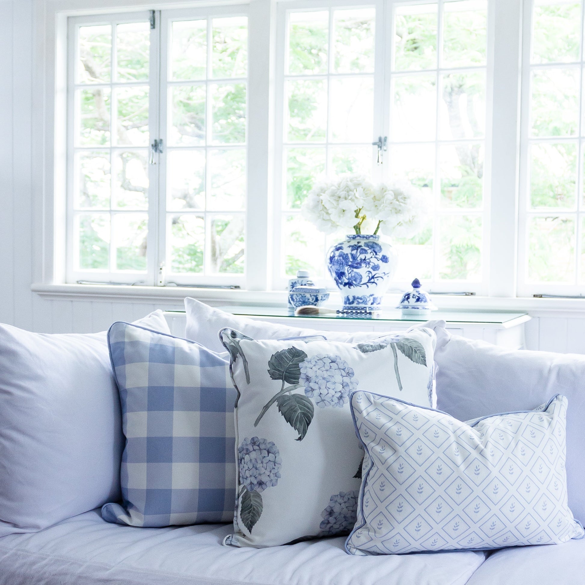 Made to Order - 2 Square + 1 Rectangle Cushion - Hydrangea Lane Home